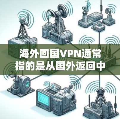 海外回国VPN通常指的是从国外返回中国大陆或其他地区的人员使用VPN技术来访问中国境内的网络资源。随着中国对网络控制的不断加强，使用VPN来规避网络封锁和访问受限的网站变得越来越常见