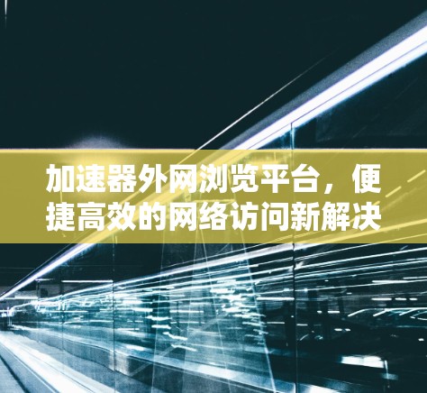 加速器外网浏览平台，便捷高效的网络访问新解决方案